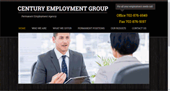 Desktop Screenshot of centuryemploymentgroup.com